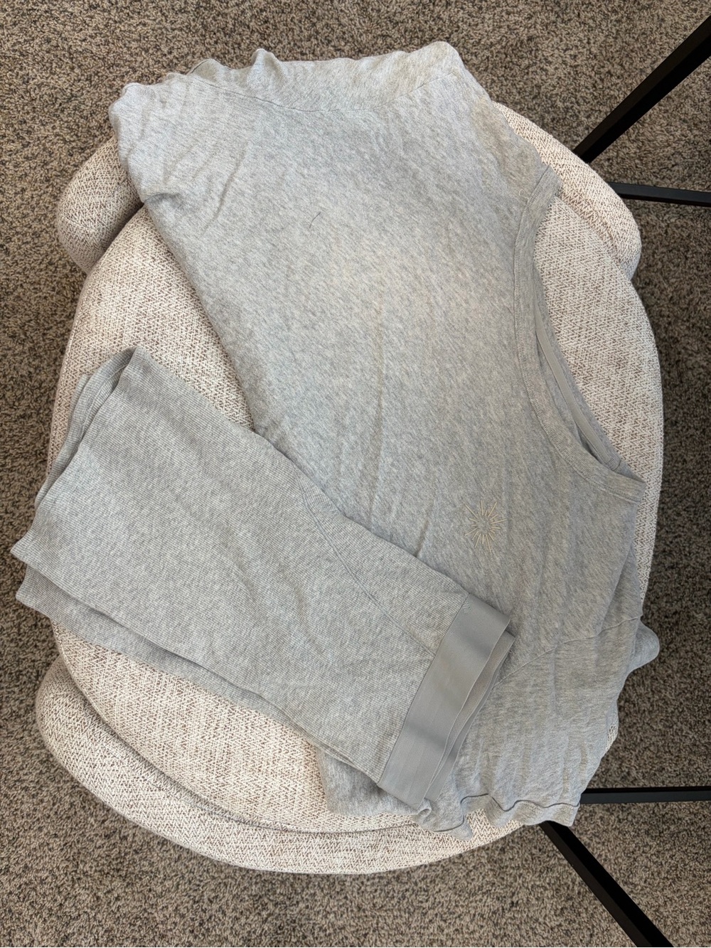 Aerie Heather Gray Short Sleeve and Boxers Sleep Set - Picture 1 of 7